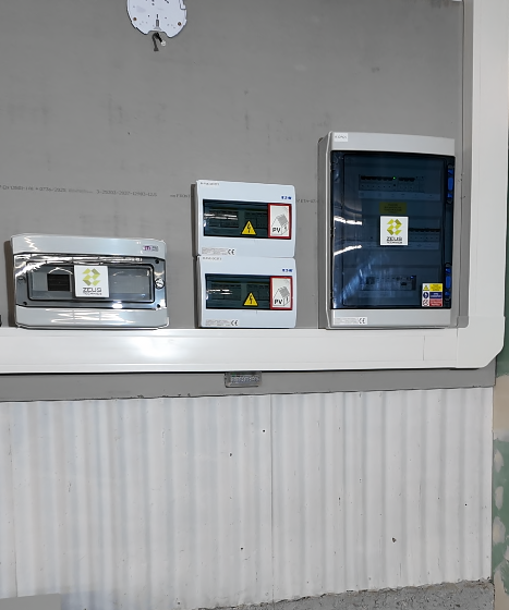 Detail energetického monitoringu fotovoltaického systému