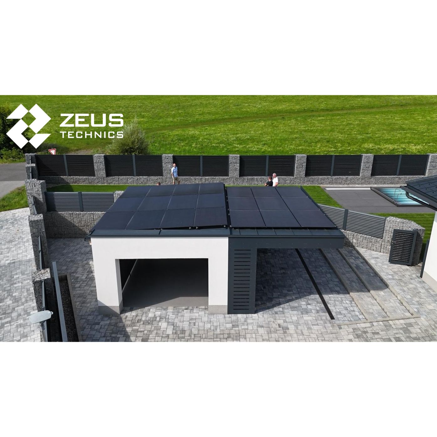 Fotovoltaická elektrárna a wallbox – Liberec