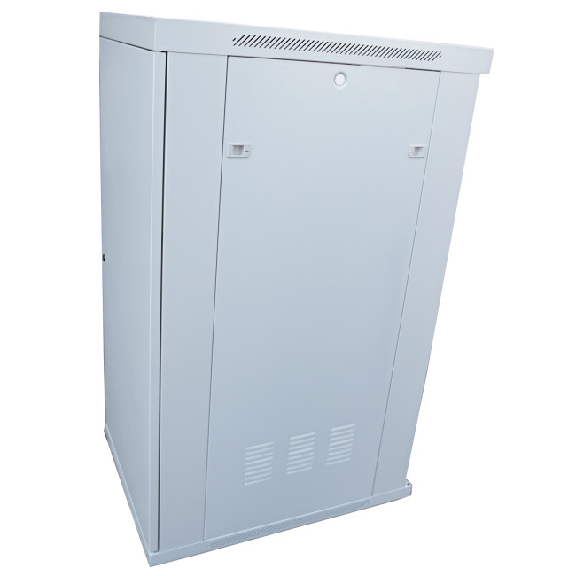 LEXI-Net Rozvaděč stojanový vč. 2x vent+term.+kol. 18U 600x600