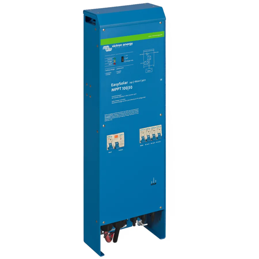 Hybridní solární jednotka EasySolar 1600VA/24V s AC jističi