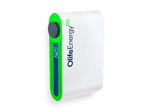 Olife Energy DoubleBox AC 2x22kW - PLUS - kroucený kabel Typ 2, 4m