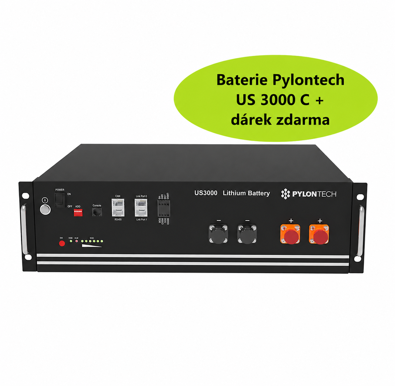 Baterie Pylontech US 3000 C 48V/3,55kWh + kabel