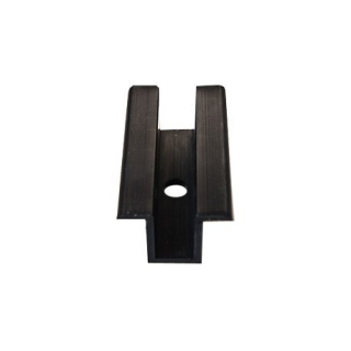 Úchyt středový černý univerzální 30 mm