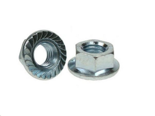 Matice M8 s ozubeným límcem 