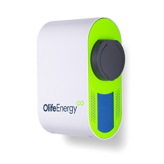 Olife Energy Wallbox AC 22kW - PLUS - na výběr 3 varianty (zásuvka, rovný / kroucený kabel)